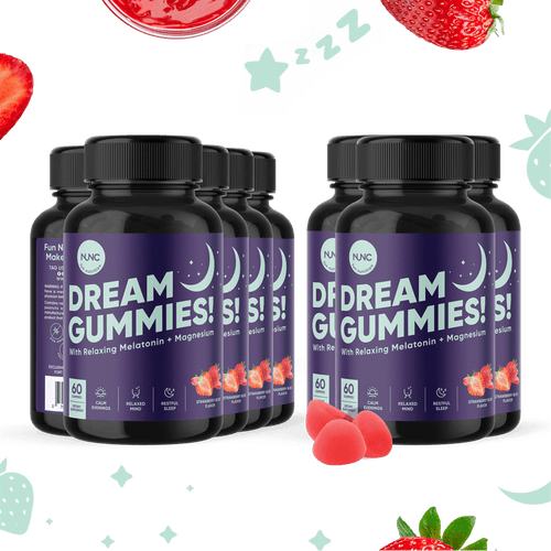 NUNC - Dream Gummies (w/ Melatonin) - 8 Bottles.