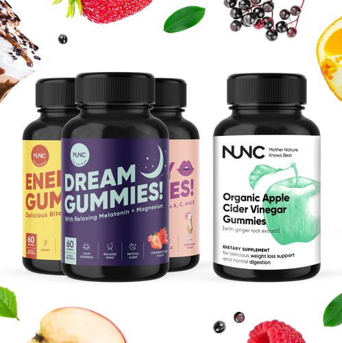 NUNC - NUNC TOP Gummies Pack - 3X.