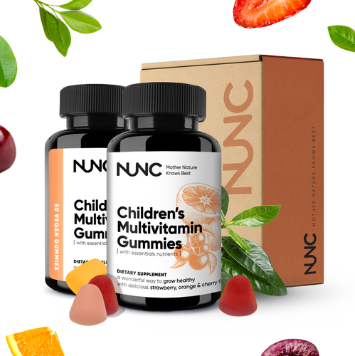 NUNC - Kids Multivitamin Gummies - 2 Bottles.