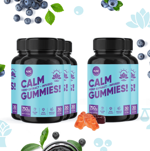 NUNC - Calm Gummies - 6 Bottles.
