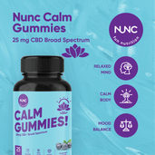 Load image into Gallery viewer, NUNC - Calm Gummies - 8 Bottles.
