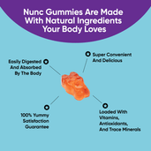 Load image into Gallery viewer, NUNC - Calm Gummies - 8 Bottles.
