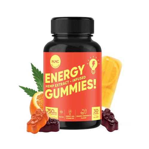 NUNC - Energy Hemp Gummies - 1 Bottle.