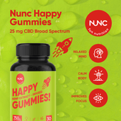 Load image into Gallery viewer, NUNC - Happy Gummies - 3 Bottles.

