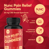 Load image into Gallery viewer, NUNC - Pain Relief Gummies - 4 Bottles.
