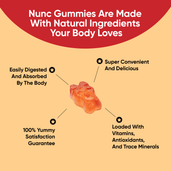 Load image into Gallery viewer, NUNC - Pain Relief Gummies - 2 Bottles.
