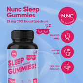 Load image into Gallery viewer, NUNC - Sleep Gummies - 6 Bottles.
