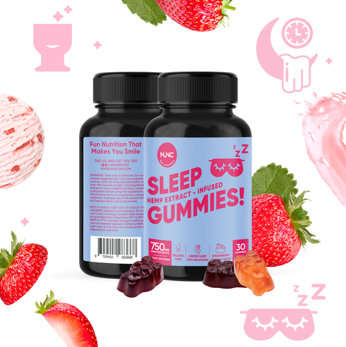 NUNC - Sleep Gummies - 2 Bottles.