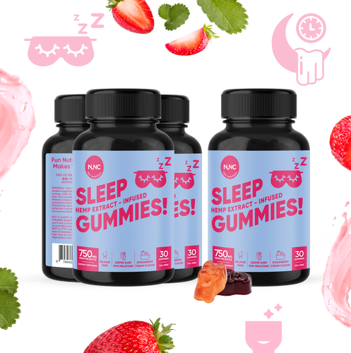 NUNC - Sleep Gummies - 4 Bottles.