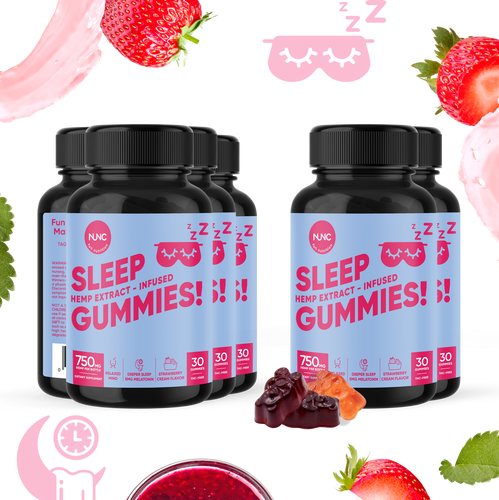 NUNC - Sleep Gummies - 6 Bottles.