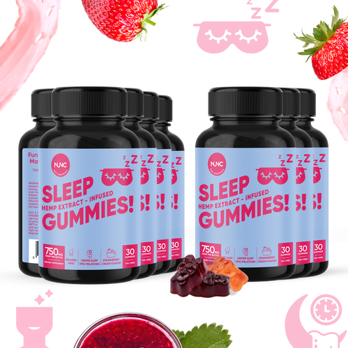 NUNC - Sleep Gummies - 8 Bottles.